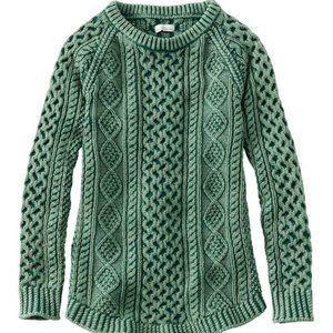 LL.Bean Fisherman Tunic Sweater
